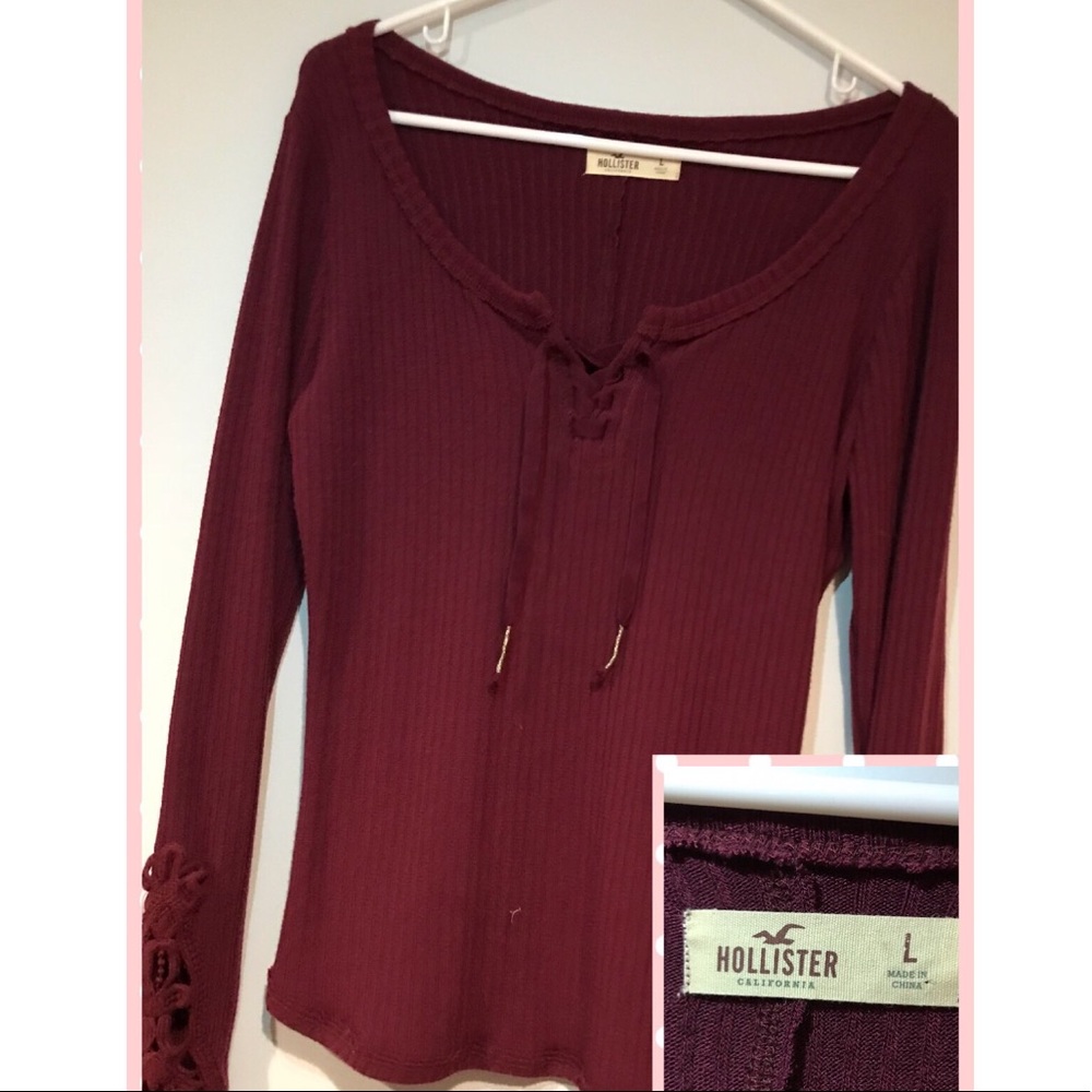 V neck tie shirt